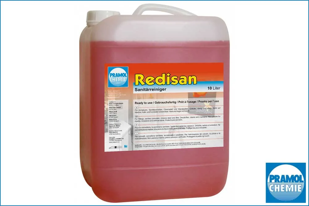 PRAMOL 12556.00110 Redisan - Gebrauchsfertiger Sanitärreiniger, 10 Liter