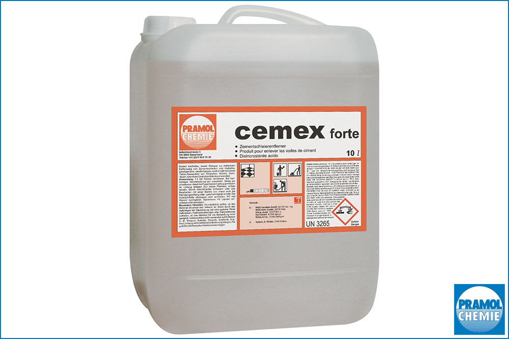 PRAMOL cemex forte Zementschleierentferner stark, 10 Liter Kanister