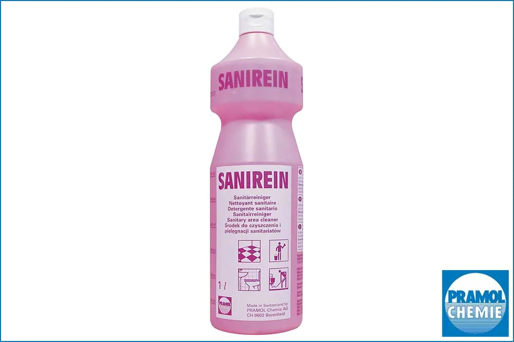 PRAMOL 12502.00197 SANIREIN - Sanitärreiniger der reinigt, desodoriert und pflegt, 1000 ml