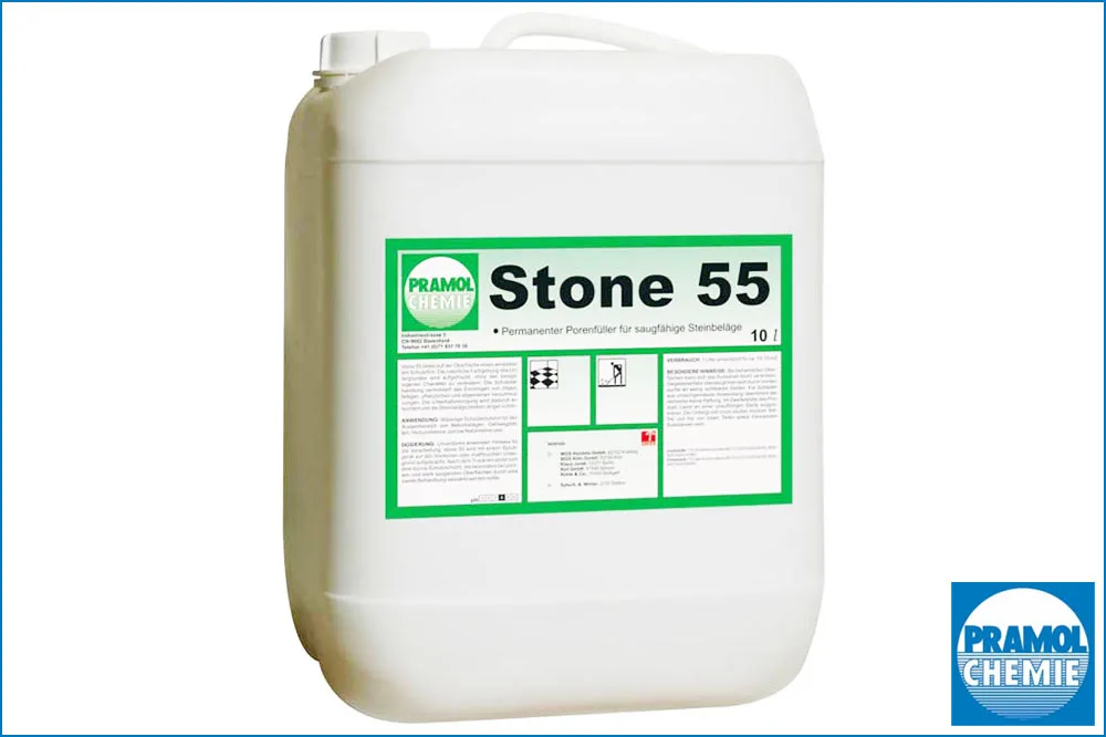 PRAMOL stone 55 - Porenfüller für den Aussen- und Innenbereich, 10 Liter