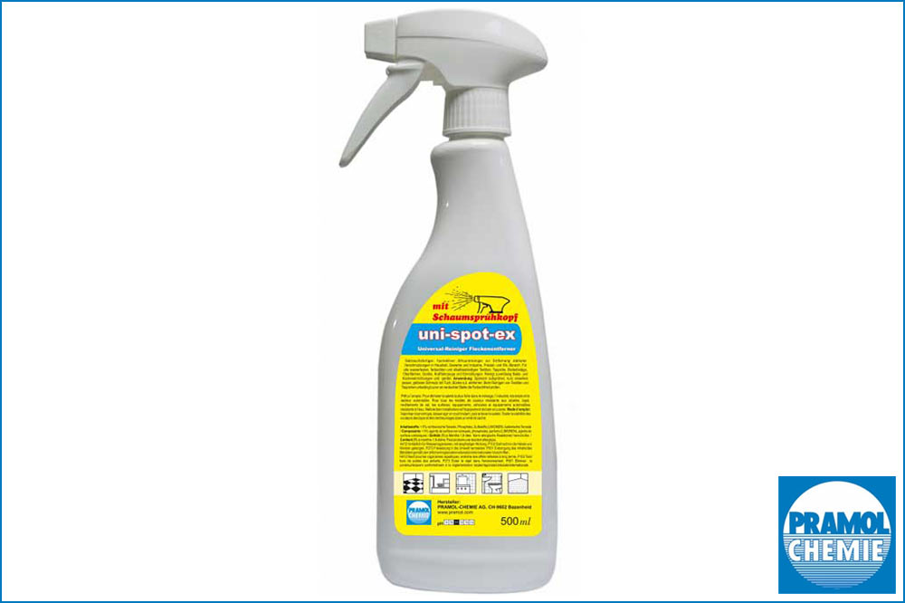 PRAMOL uni-spot-ex - Gebrauchsfertiger Universal-Fleckenentferner, 500 ml