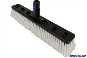 Streamline Wildschweinhaar-Doppelborstenbürste mit OVA8 Swivel-Drehgelenk, 36 cm