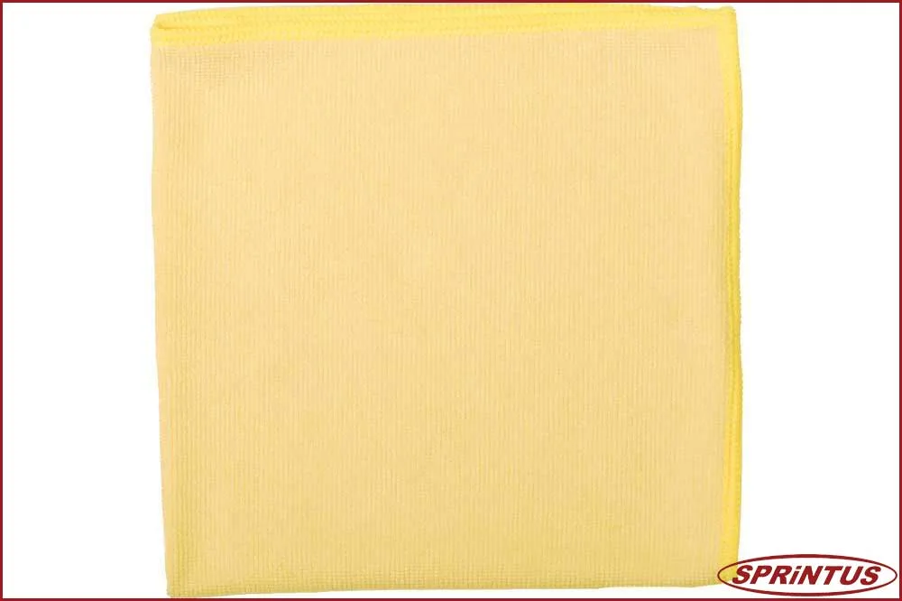 Sprintus 301242 Mikrofasertuch Rainbow PRO, 40 x 40 cm, gelb