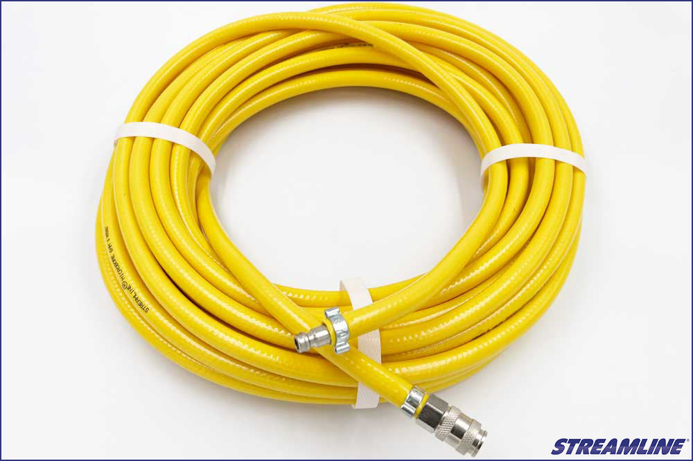 Streamline Microbore-Teleskopstangenschlauch 6 mm, inkl. Q21-Schnellverschlüssen, 15 Meter