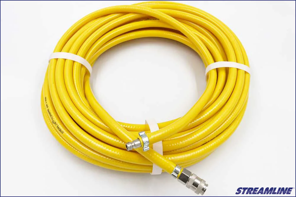 Streamline Microbore-Teleskopstangenschlauch 6 mm, inkl. Q21-Schnellverschlüssen, 15 Meter