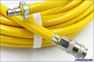 Streamline Microbore-Teleskopstangenschlauch 6 mm, inkl. Q21-Schnellverschlüssen, 15 Meter