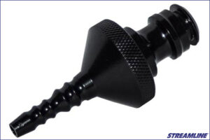 Streamline Schnellverschluss-Nippel mit Anschluss für 6 mm und 8 mm Schläuche