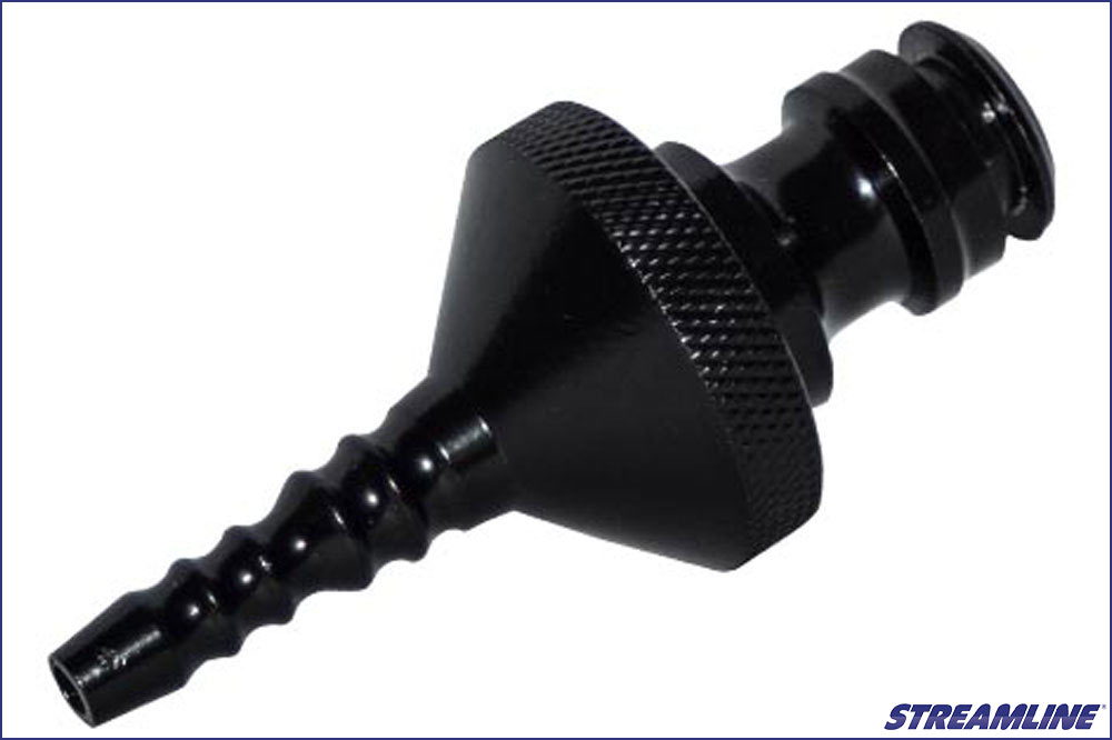 Streamline Schnellverschluss-Nippel mit Anschluss für 6 mm und 8 mm Schläuche