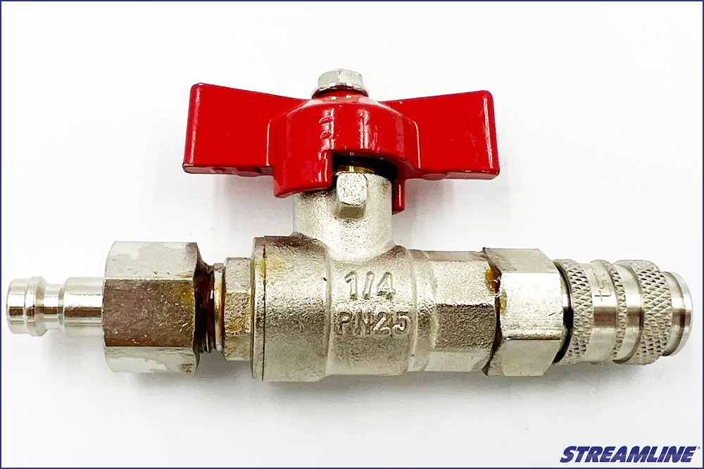 Streamline Wasserstopp-Kit mit Wasserhahn und Gürtel-Holster, Q21-Steckverbinder