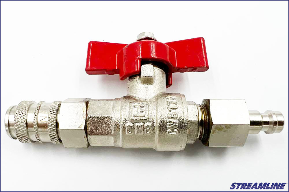 Streamline Wasserstopp-Kit mit Wasserhahn und Gürtel-Holster, Q21-Steckverbinder