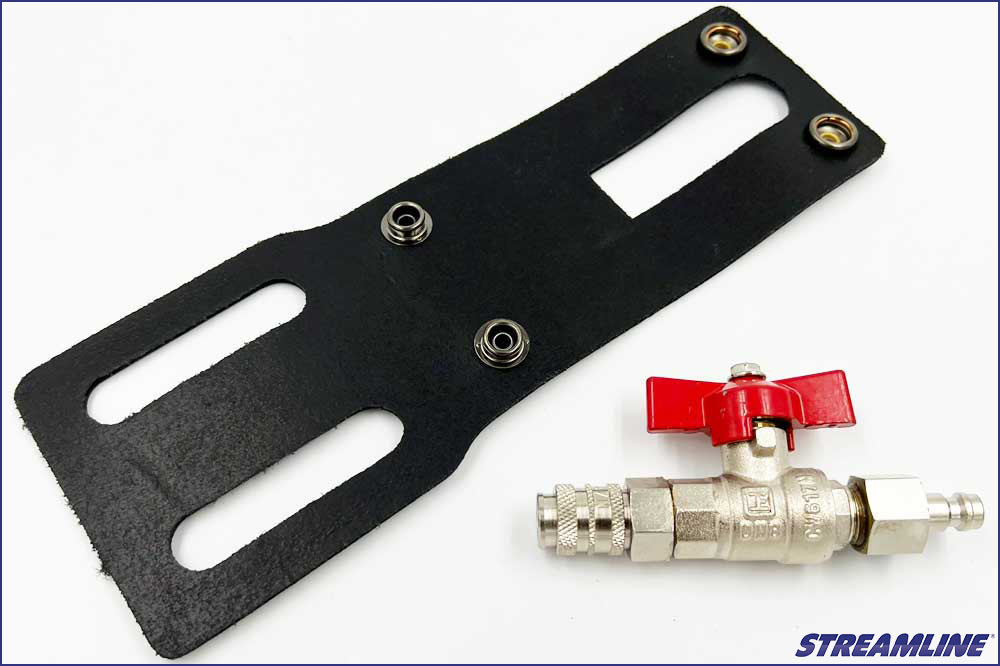 Streamline Wasserstopp-Kit mit Wasserhahn und Gürtel-Holster, Q21-Steckverbinder