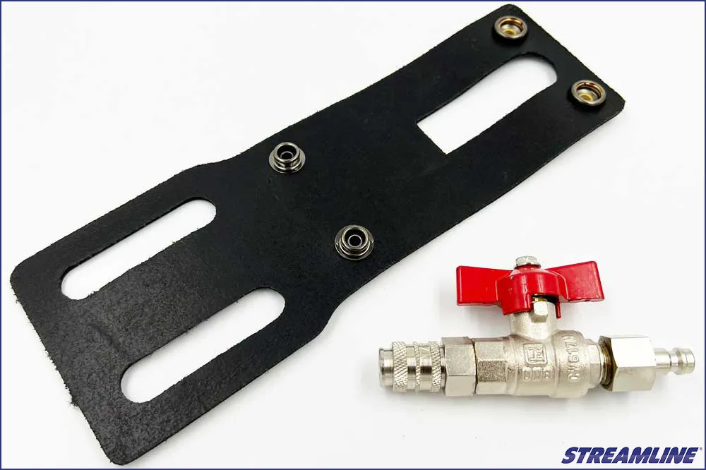Streamline Wasserstopp-Kit mit Wasserhahn und Gürtel-Holster, Q21-Steckverbinder