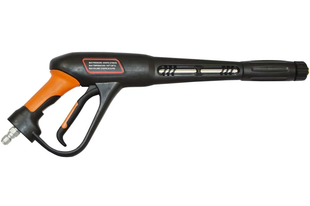 Waspper Hochdruckpistole, Quick-Connect-Nippel 3/8 Zoll zu M22x1.5 IG, schwarz-orange