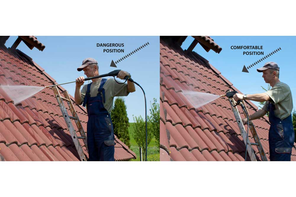 Waspper Hochdruckpistole, M22x1.5 AG - Quick-Connect-Kupplung 1/4 Zoll, schwarz-grau – Bild 5