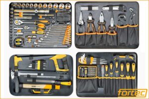 fortec FT30038 Werkzeugkoffer BASIC, 218-teilig