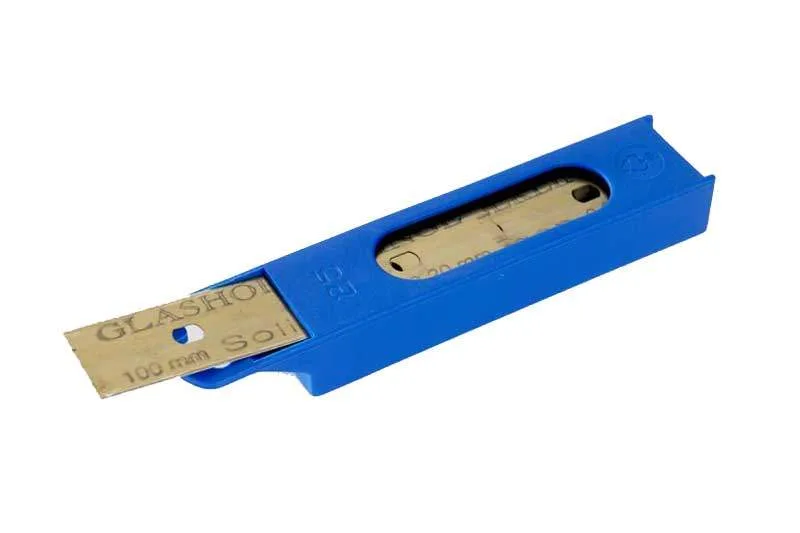 MOERMAN 26767 Doppelseitige Klinge, 10 cm x 0.2 mm, 20 Stück in Spender