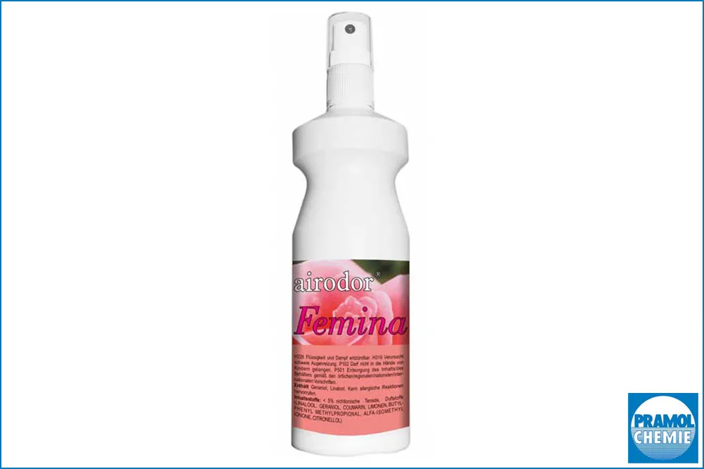 PRAMOL Airodor Lufterfrischer, Sprühflasche 200 ml, Femina