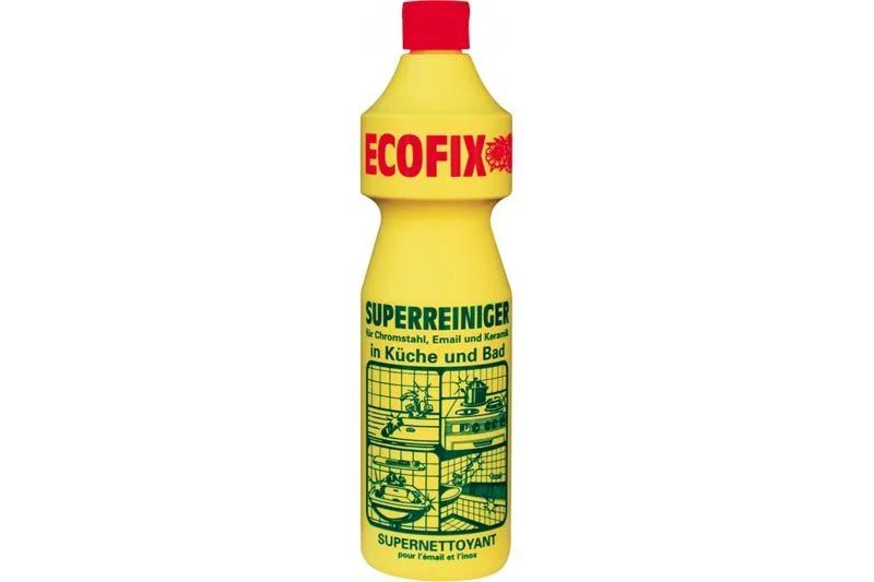 PRAMOL ECOFIX - Dickflüssiger Crèmereiniger für Chromstahl, Email und Keramik, 1 kg Flasche