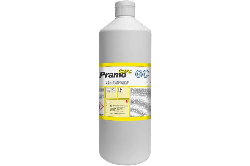 PRAMOL Pramotec GC - Glas- und Keramik-Oberflächenschutz mit Nano-Effekt, 1 Liter Flasche