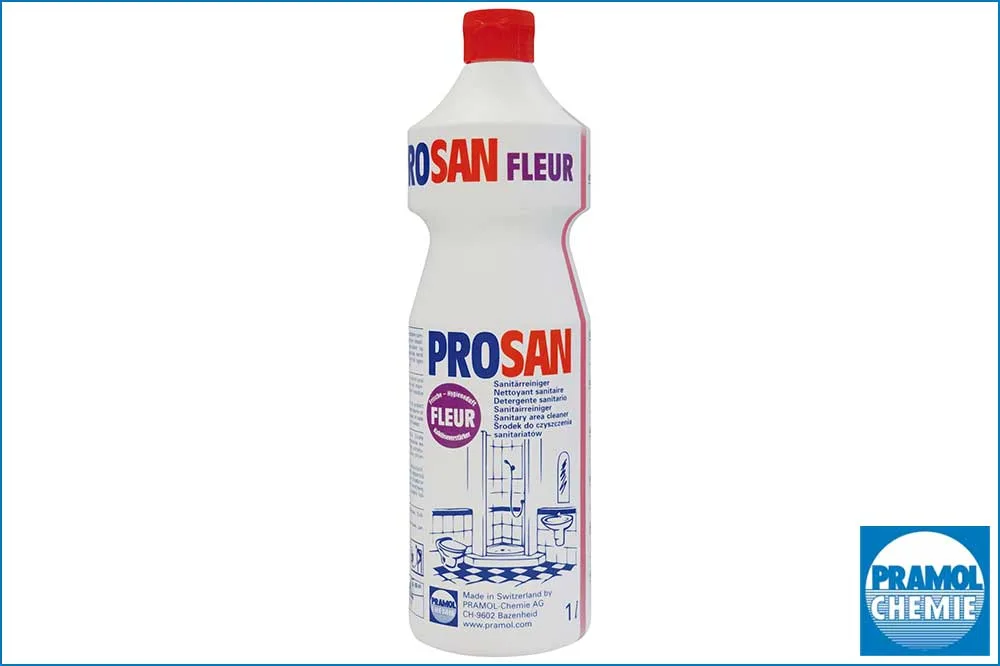 PRAMOL 12601.00197 PROSAN FLEUR - Sanitärreiniger reinigt, desodoriert und pflegt, 1000 ml