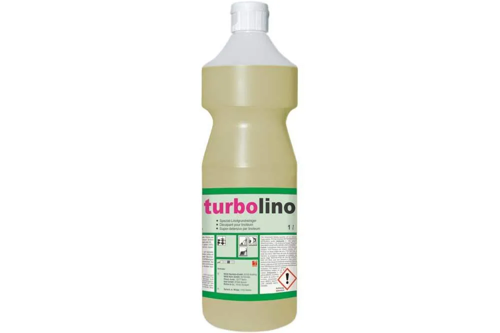 PRAMOL turbolino - Spezial Linoleumgrundreiniger, 1 Liter Flasche