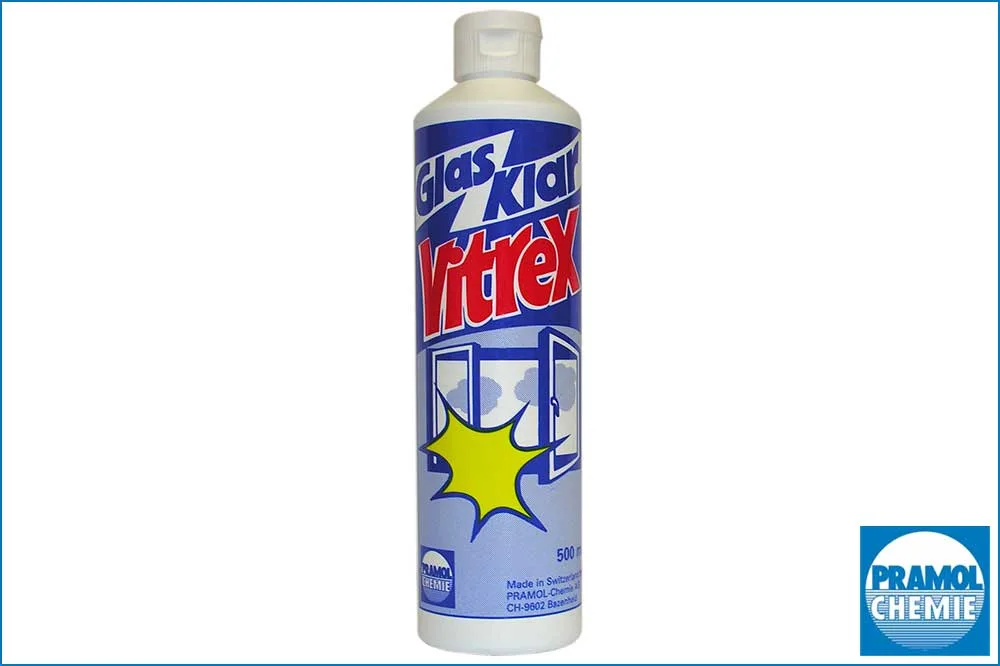 PRAMOL 10012.00190 vitrex – Reiniger für Glas, Spiegel und Kunststoff, 500 ml