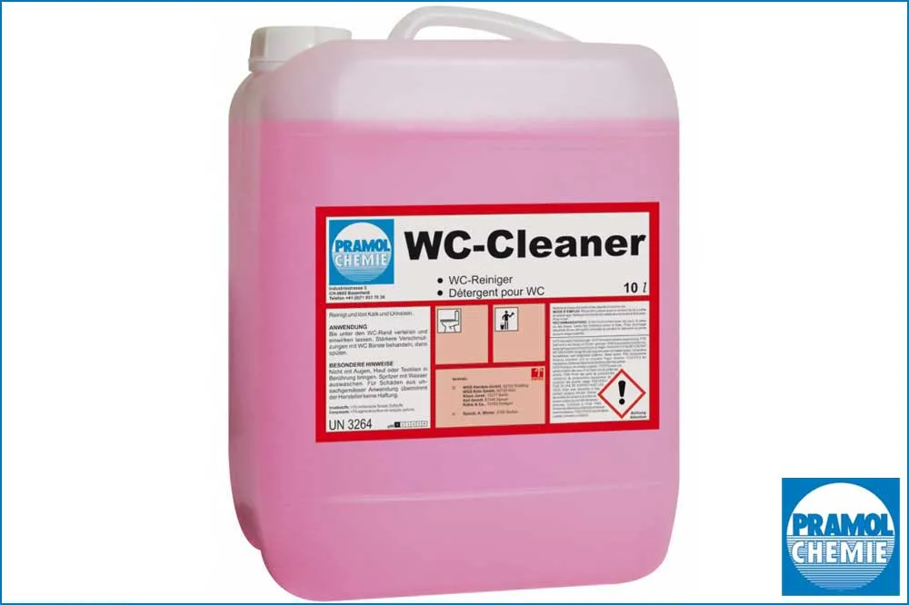 PRAMOL 12573.00110 WC-Cleaner - Kalkentferner / Urinsteinentferner, 10 Liter Kanister