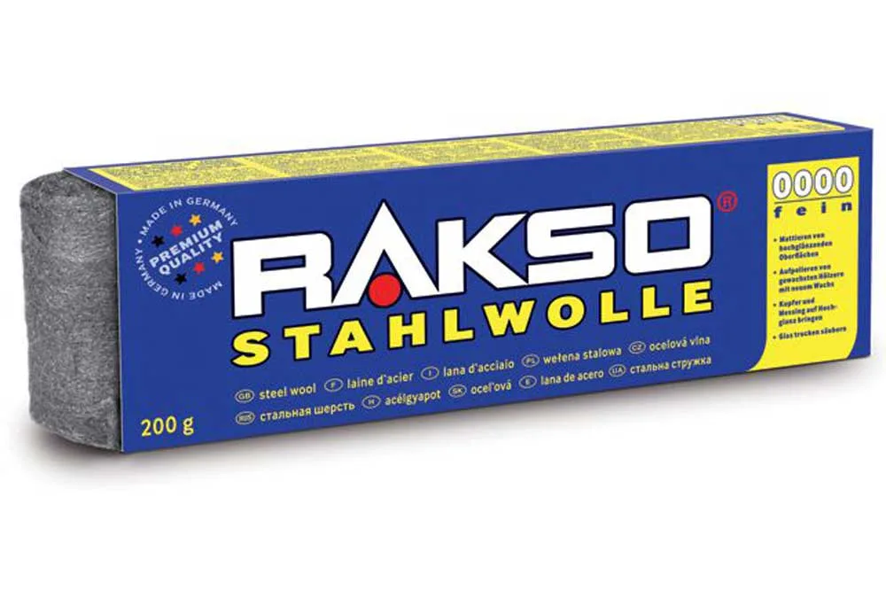 RAKSO Stahlwolle Nr. 0000 à 200g