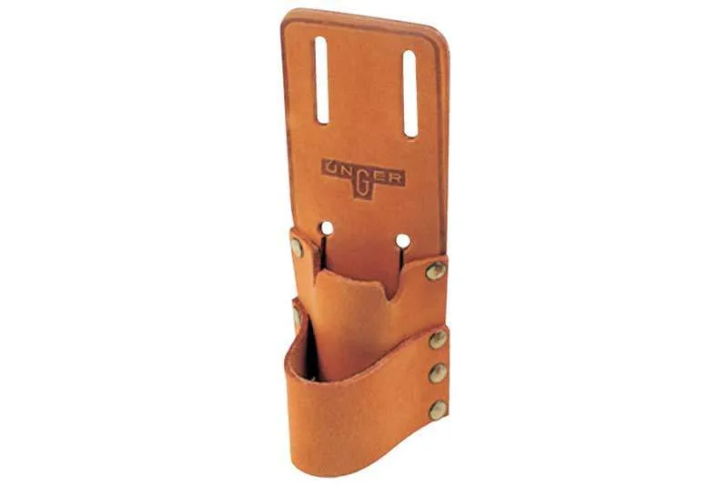 UNGER HT000 Henry's Doppelholster Köcher - Gerätehalter aus Leder mit zwei Fächern