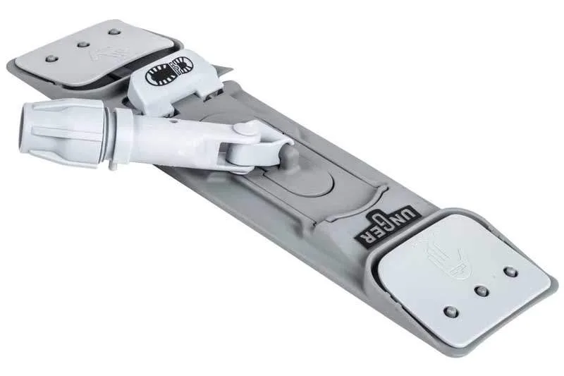 UNGER SM40G SmartColor Flachmopp-Halter mit Halteklemmen, 40 x 10.5 cm, grau – Bild 3