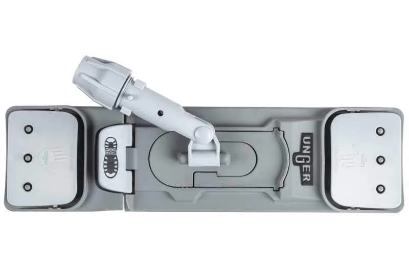 UNGER SM40G SmartColor Flachmopp-Halter mit Halteklemmen, 40 x 10.5 cm, grau – Bild 4