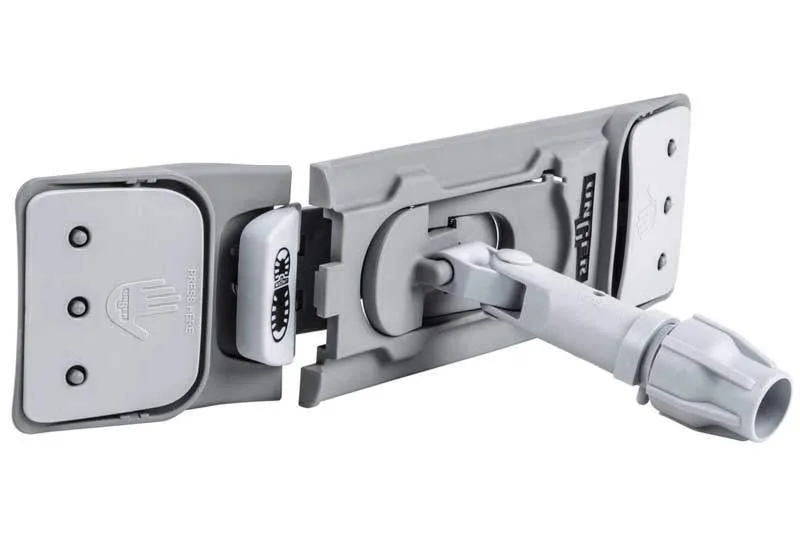 UNGER SM40G SmartColor Flachmopp-Halter mit Halteklemmen, 40 x 10.5 cm, grau – Bild 5