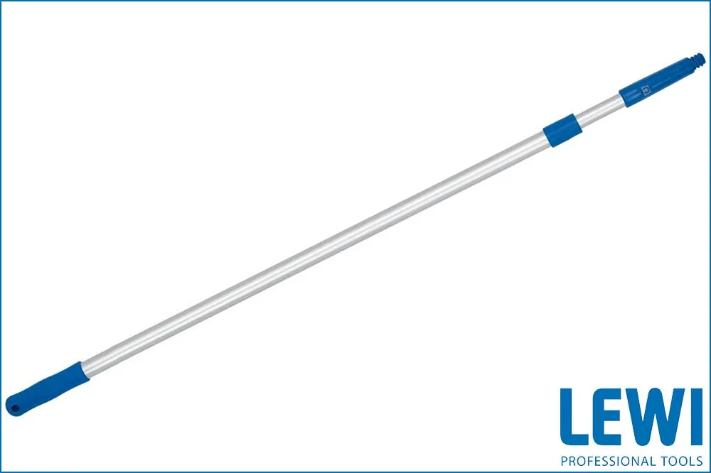 LEWI 12020 Aluminium-Teleskopstange, 2 x 150 cm