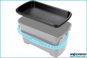 MOERMAN 27637 Deckel zu Profi-Eimer, schwarz-blau, 22 Liter