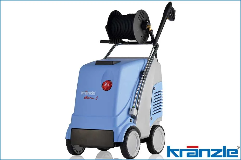 Kränzle THERM C 9/110 U4 T Heisswasser-Hochdruckreiniger, 30-110 bar, 230 V, 1400 U, 9 l, 15 m, Stecksystem D12