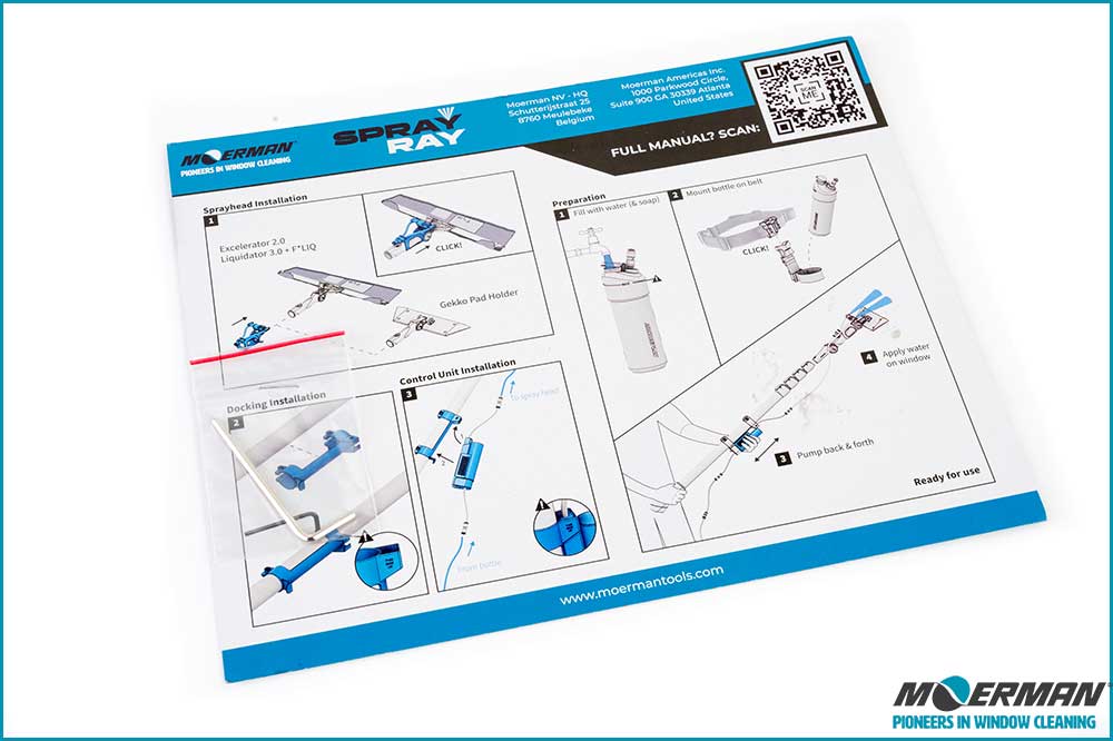 MOERMAN 28550 Spray-Ray Starterkit - Innenreinigungs-System, 9-teilig