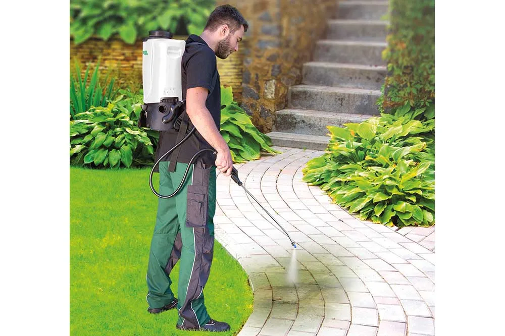 BIRCHMEIER 12098101 Akku-Rückensprühgerät Organic Star 15 Accu für Garden, 15 Liter