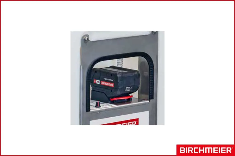 BIRCHMEIER 12150701 Zweirad Akku-Drucksprühgerät C 50 DC1 für Säuren und Laugen, 50 Liter