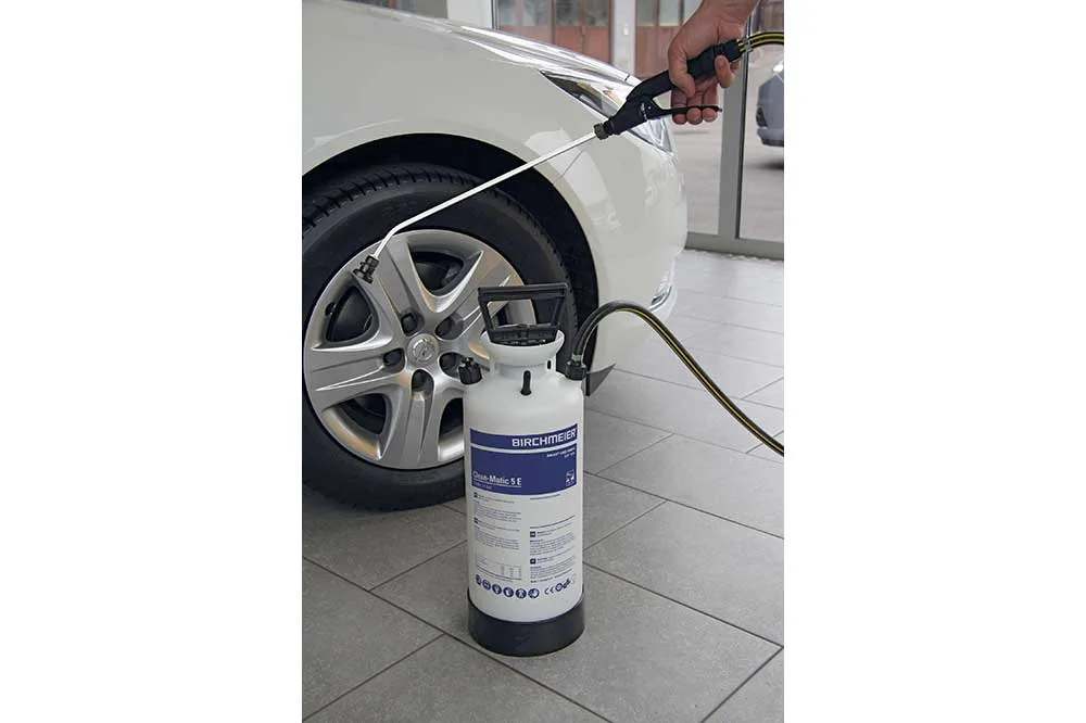BIRCHMEIER Drucksprühgerät Clean-Matic 5 E für Laugen, 5 Liter