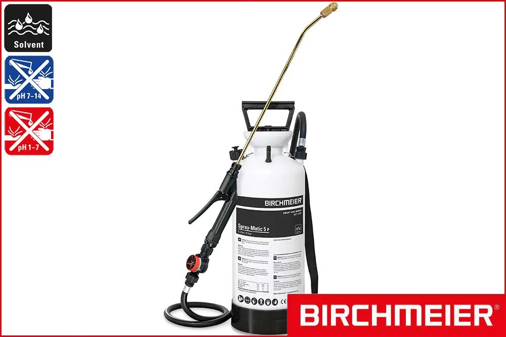 BIRCHMEIER Drucksprühgerät Spray-Matic 5 P für Solvent, 5 Liter