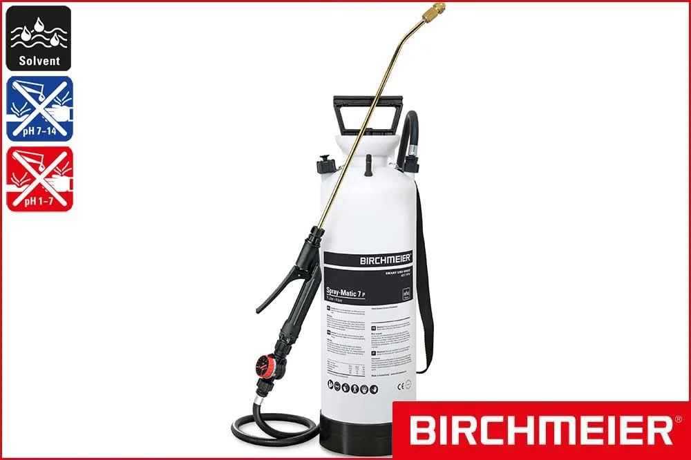BIRCHMEIER Drucksprühgerät Spray-Matic 7 P für Solvent, 7 Liter