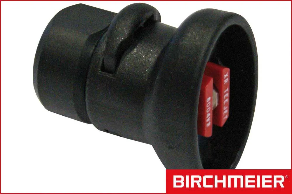 BIRCHMEIER 11612805-SB Flachstrahldüse G1/4"i, XR 8004 VS, Viton rot