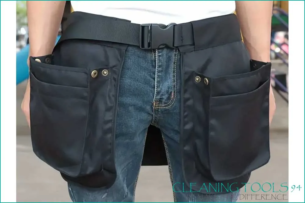 Cleaning Tools 94 Gürtel mit 2 Taschen für Reinigung, schwarz - 70675