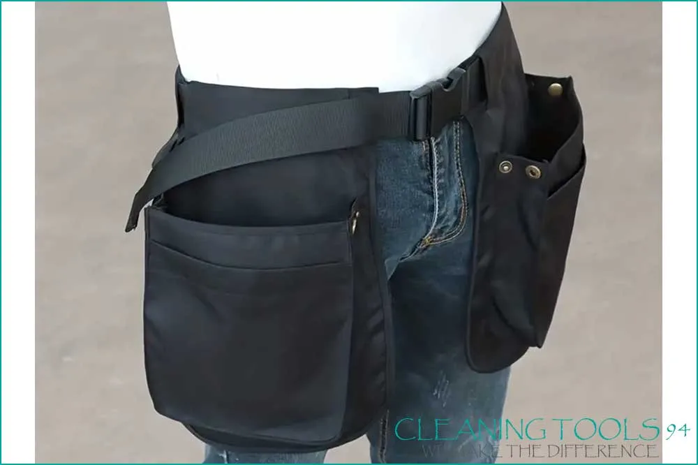 Cleaning Tools 94 Gürtel mit 2 Taschen für Reinigung, schwarz - 70675