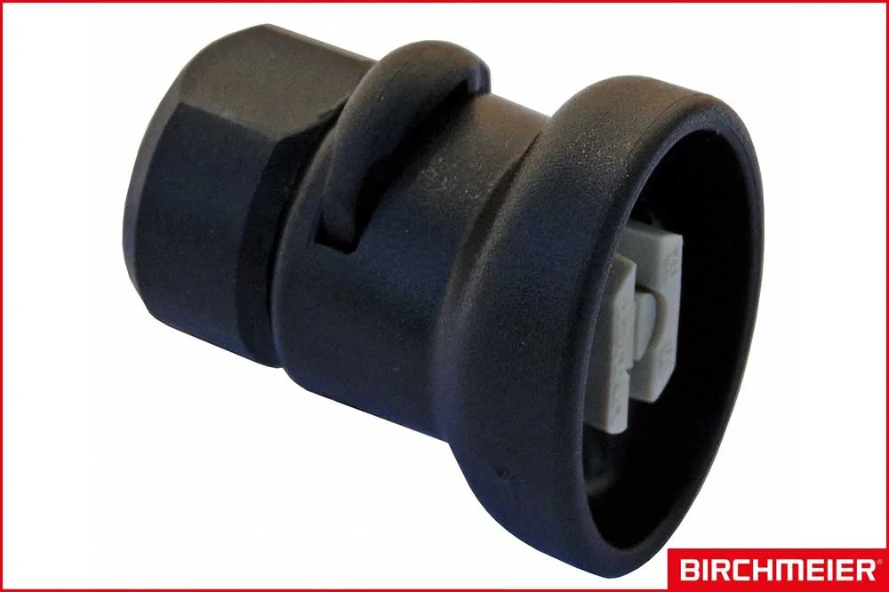 BIRCHMEIER 11932703 Flachstrahldüse G1/4"i, TPU 8002 PP Viton - grau