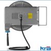Kränzle 412681 Automatik-Trommel Edelstahl 20 m Hochdruckschlauch DN8, inkl. 2 m Verbindungsschlauch