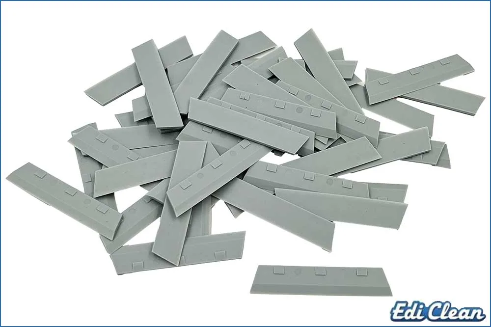 Edi Clean 92241-50 Ersatzklingen zu Kunststoff-Sicherheitsschaber 73 mm, 50 Stück