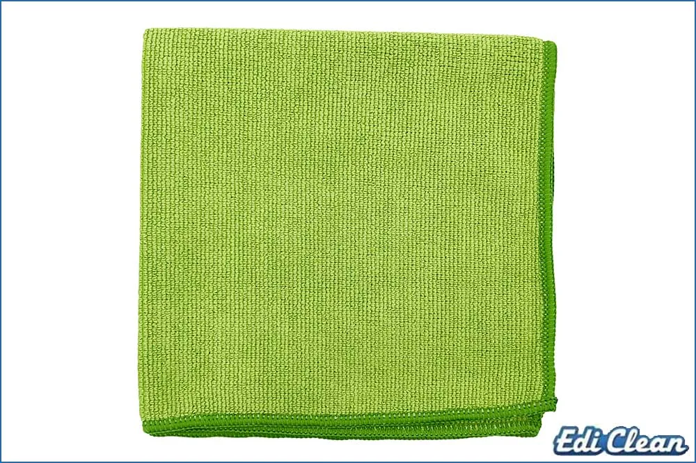 Edi Clean 94073.3-10 Mikrofasertuch Long Life, 40 x 40 cm, grün - 10 Stück