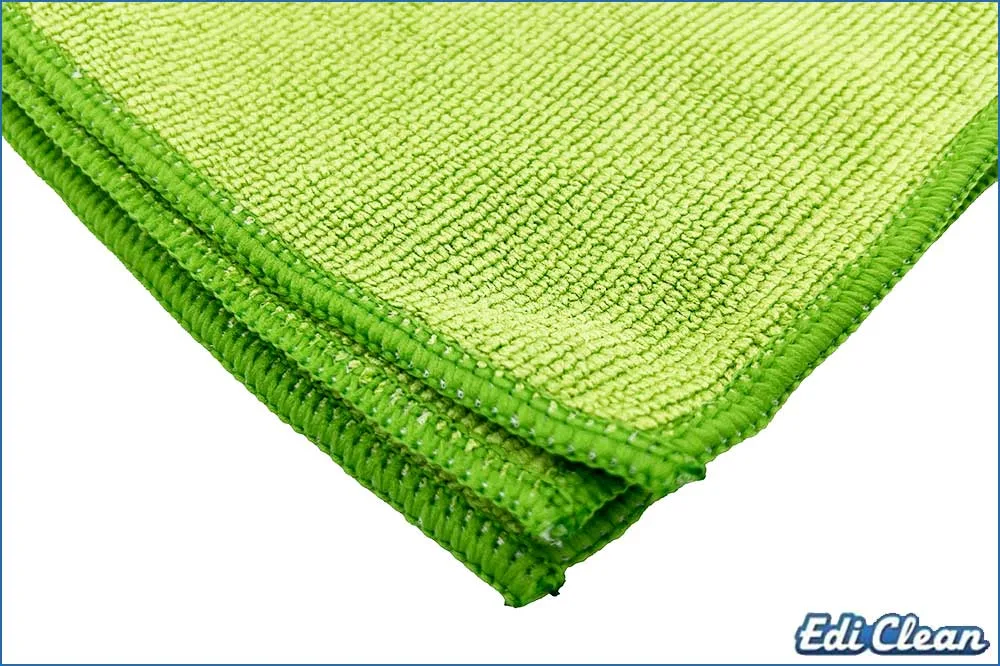 Edi Clean 94073.3-10 Mikrofasertuch Long Life, 40 x 40 cm, grün - 10 Stück