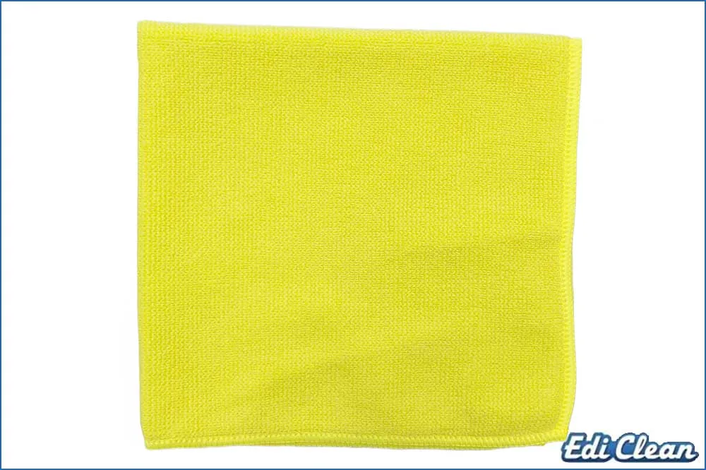 Edi Clean 94073.4-10 Mikrofasertuch Long Life, 40 x 40 cm, gelb - 10 Stück